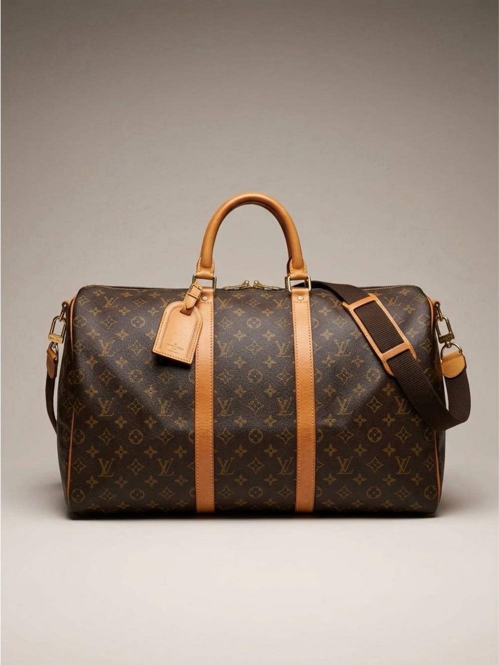 Vintage Louis Vuitton Monogram Keepall 50 Bandoulière,